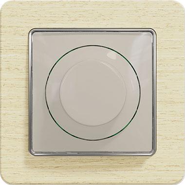 Sedna LED dimmer (beige insert, birch frame)